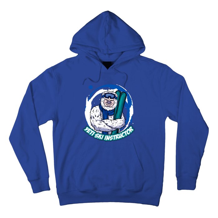 Winter Sports Ski Snowboarder Skier Yeti Bigfoot Gift Hoodie