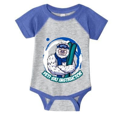 Winter Sports Ski Snowboarder Skier Yeti Bigfoot Gift Infant Baby Jersey Bodysuit