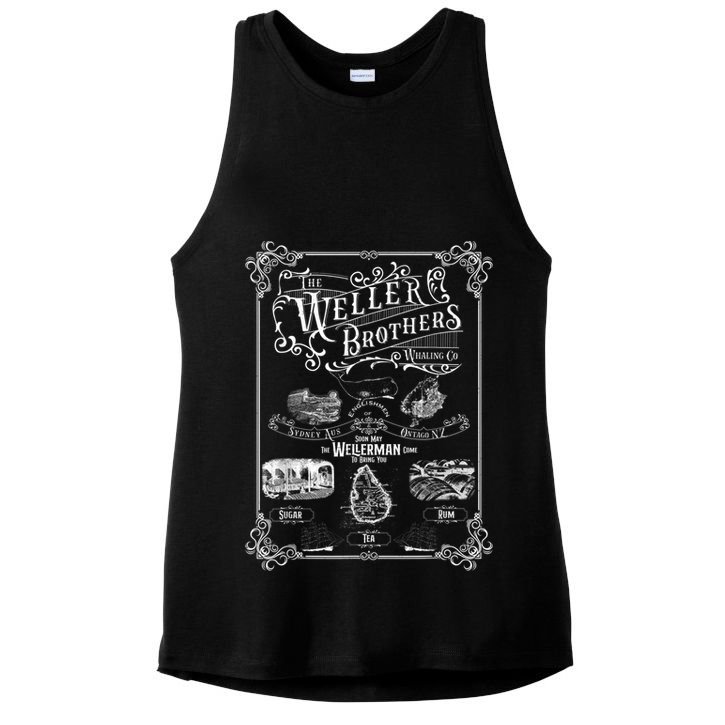 Wellerman Sea Shanty Weller Brothers Soon May The Wellerman Ladies PosiCharge Tri-Blend Wicking Tank