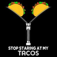 Wo Stop Staring At My Tacos Mexican Cinco De Mayo Doggie Tank