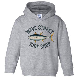 Wave Street Surf Shop Yellow Fin Tuna Graphic Fishing Toddler Hoodie