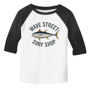 Wave Street Surf Shop Yellow Fin Tuna Graphic Fishing Toddler Fine Jersey T-Shirt