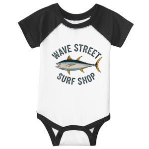 Wave Street Surf Shop Yellow Fin Tuna Graphic Fishing Infant Baby Jersey Bodysuit