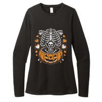 Women Skeleton S Pregnancy Announcement Mom Halloween Womens CVC Long Sleeve Shirt