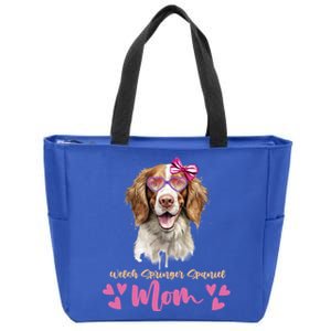 Welsh Springer Spaniel Dog Mom Mothers Day Lover Dog Gift Zip Tote Bag