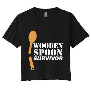 Wooden Spoon Survivor Italian Filipino Pride Women's Crop Top Tee