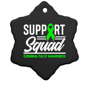 Warrior Support Squad Cerebral Palsy Awareness Great Gift Ceramic Star Ornament