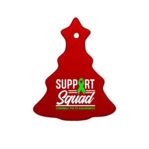 Warrior Support Squad Cerebral Palsy Awareness Great Gift Ceramic Tree Ornament