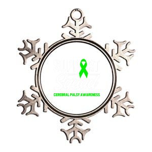 Warrior Support Squad Cerebral Palsy Awareness Great Gift Metallic Star Ornament