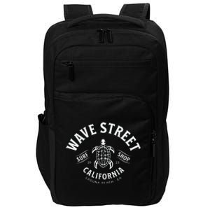 Wave Street Surf Shop Hawaiian Honu Turtle Impact Tech Backpack