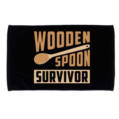 Wooden Spoon Survivor Funny Microfiber Hand Towel