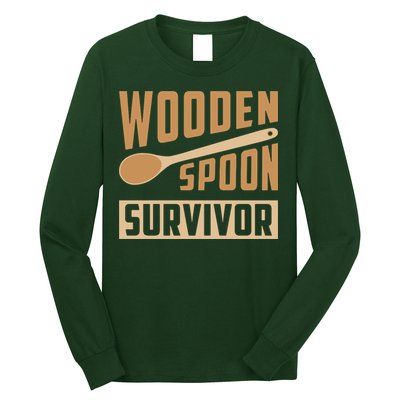 Wooden Spoon Survivor Funny Long Sleeve Shirt
