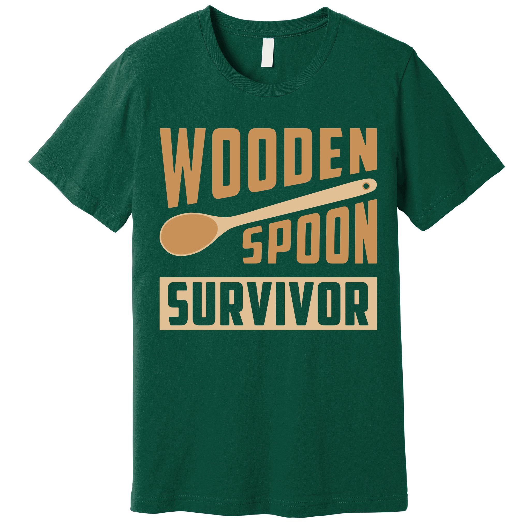 Wooden Spoon Survivor Funny Premium T-Shirt