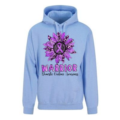 Warrior Survivor Support Domestic Violence Awareness Unisex Surf Hoodie