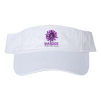 Warrior Survivor Support Domestic Violence Awareness Valucap Bio-Washed Visor