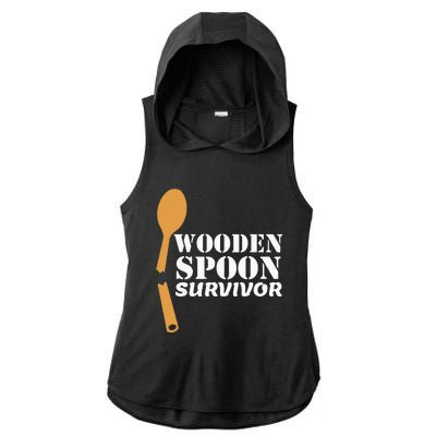 Wooden Spoon Survivor Italian Filipino Pride Ladies PosiCharge Tri-Blend Wicking Draft Hoodie Tank