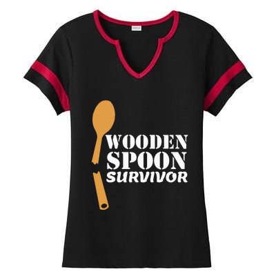 Wooden Spoon Survivor Italian Filipino Pride Ladies Halftime Notch Neck Tee