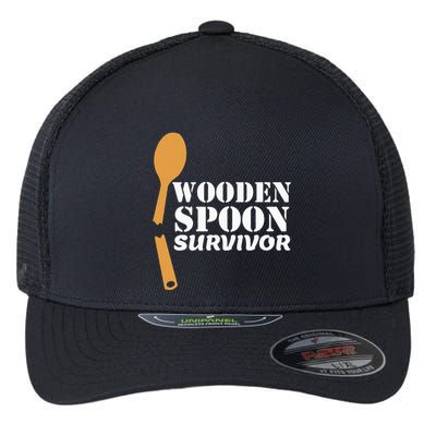 Wooden Spoon Survivor Italian Filipino Pride Flexfit Unipanel Trucker Cap
