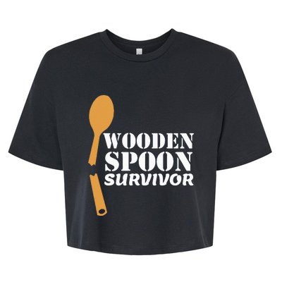 Wooden Spoon Survivor Italian Filipino Pride Bella+Canvas Jersey Crop Tee