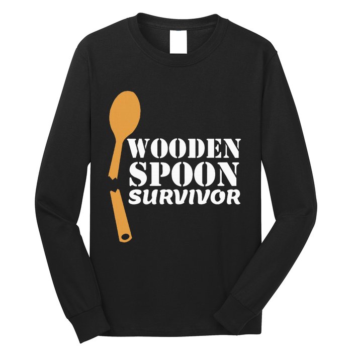 Wooden Spoon Survivor Italian Filipino Pride Long Sleeve Shirt