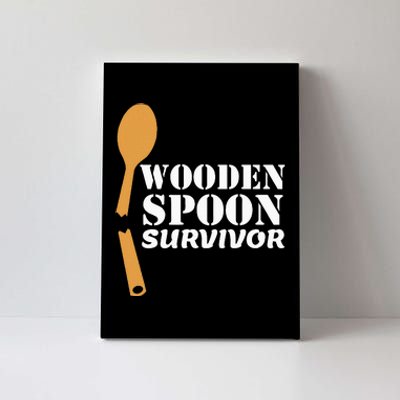 Wooden Spoon Survivor Italian Filipino Pride Canvas