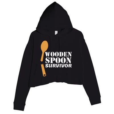 Wooden Spoon Survivor Italian Filipino Pride Crop Fleece Hoodie