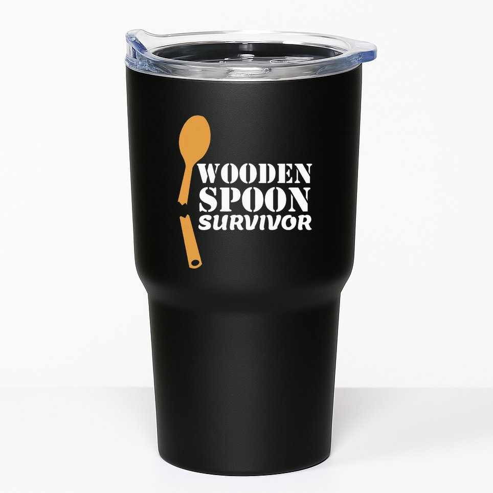Wooden Spoon Survivor Italian Filipino Pride Tumbler