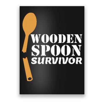 Wooden Spoon Survivor Italian Filipino Pride Poster