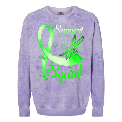 Warrior Support Squad Dragonfly Cerebral Palsy Awareness Cute Gift Colorblast Crewneck Sweatshirt