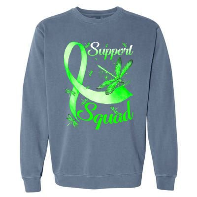 Warrior Support Squad Dragonfly Cerebral Palsy Awareness Cute Gift Garment-Dyed Sweatshirt