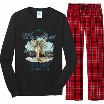 Wave Street Surf Shop Authentic Long Sleeve Pajama Set