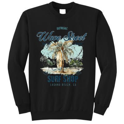 Wave Street Surf Shop Authentic Tall Sweatshirt