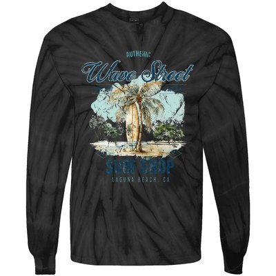 Wave Street Surf Shop Authentic Tie-Dye Long Sleeve Shirt