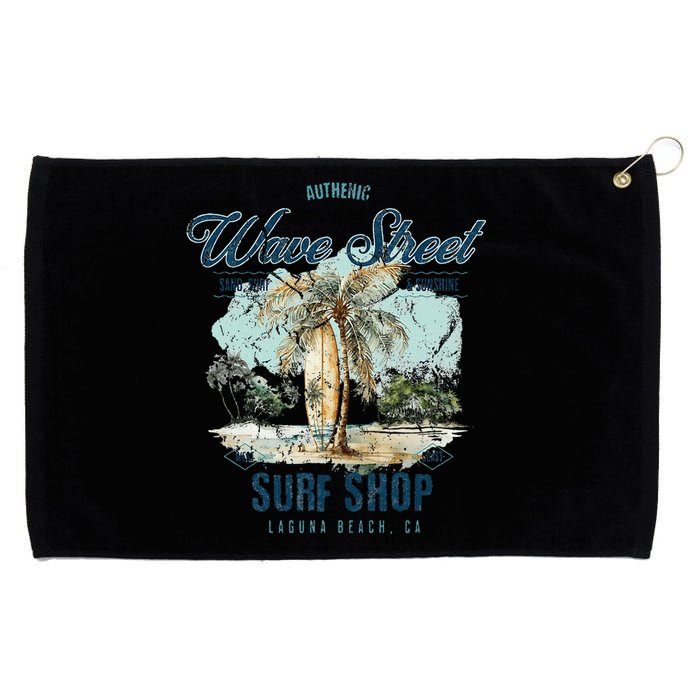 Wave Street Surf Shop Authentic Grommeted Golf Towel