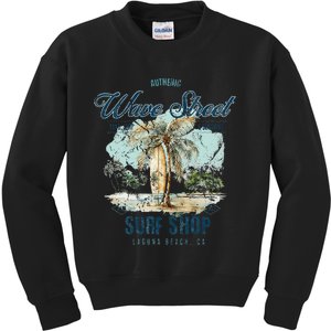 Wave Street Surf Shop Authentic Kids Sweatshirt