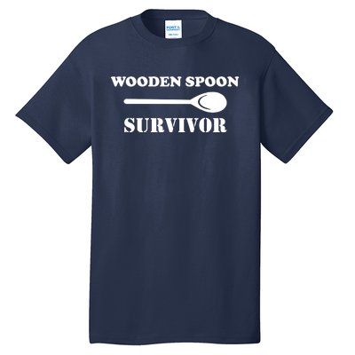 Wooden Spoon Survivor Funny Tall T-Shirt