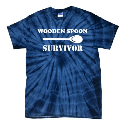 Wooden Spoon Survivor Funny Tie-Dye T-Shirt