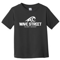 Wave Street Surf Vintage Beach Logo Toddler T-Shirt