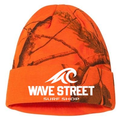 Wave Street Surf Vintage Beach Logo Kati Licensed 12" Camo Beanie