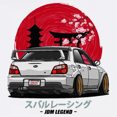 Wrx Sti Subie Cars Impreza Jdm Sport T-Shirt