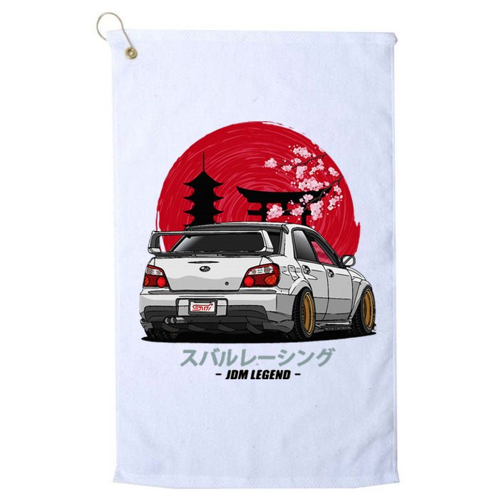 Wrx Sti Subie Cars Impreza Jdm Sport Platinum Collection Golf Towel