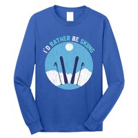 Winter Sport Skiing Lover Ski Instructor Funny Skier Ski Gift Long Sleeve Shirt