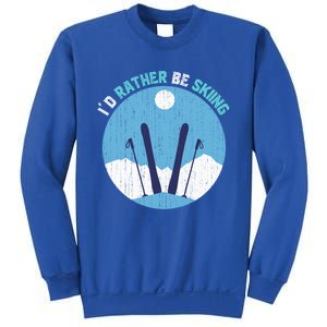 Winter Sport Skiing Lover Ski Instructor Funny Skier Ski Gift Sweatshirt