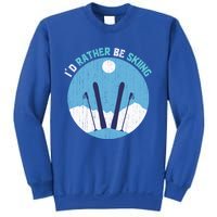 Winter Sport Skiing Lover Ski Instructor Funny Skier Ski Gift Sweatshirt