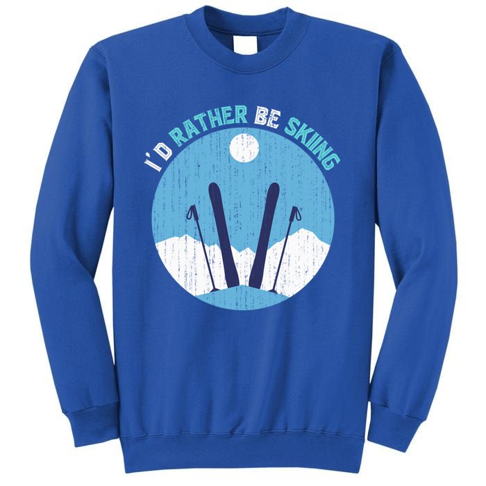 Winter Sport Skiing Lover Ski Instructor Funny Skier Ski Gift Sweatshirt