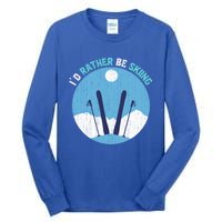 Winter Sport Skiing Lover Ski Instructor Funny Skier Ski Gift Tall Long Sleeve T-Shirt