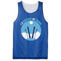 Winter Sport Skiing Lover Ski Instructor Funny Skier Ski Gift Mesh Reversible Basketball Jersey Tank