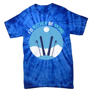 Winter Sport Skiing Lover Ski Instructor Funny Skier Ski Gift Tie-Dye T-Shirt