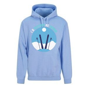 Winter Sport Skiing Lover Ski Instructor Funny Skier Ski Gift Unisex Surf Hoodie