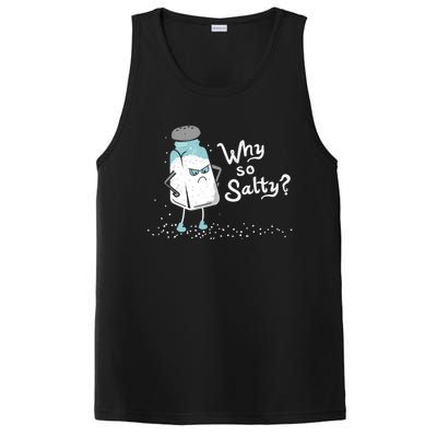 Why So Salty? Funny Salt Shaker Salty Attitude PosiCharge Competitor Tank